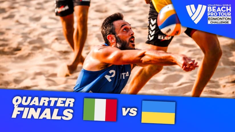 Cottafava/Nicolai vs. Popov/Reznik - Quarter Finals Highlights Edmonton 2023 #BeachProTour