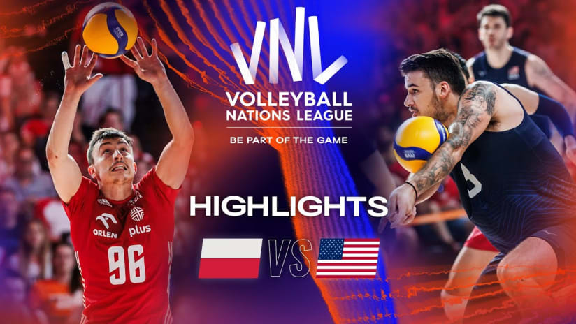 🇵🇱 POL vs. 🇺🇸 USA - Highlights Week 2 | Men's VNL 2023