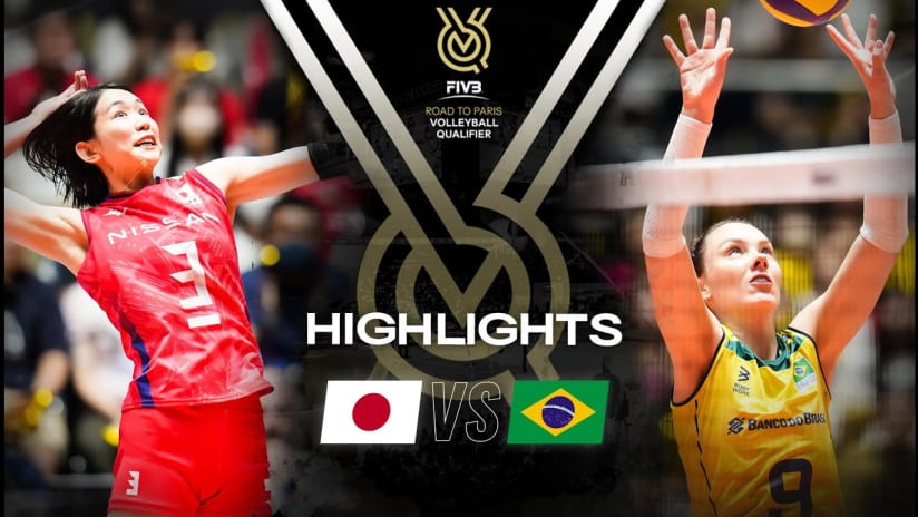 🇯🇵 JPN vs. 🇧🇷 BRA - Highlights | Women's OQT 2023