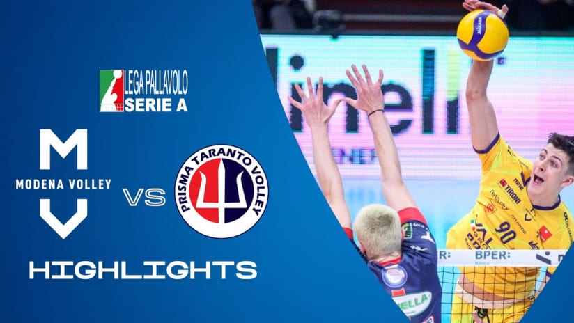 Modena vs. Taranto | Highlights | Superlega | 19a Giornata