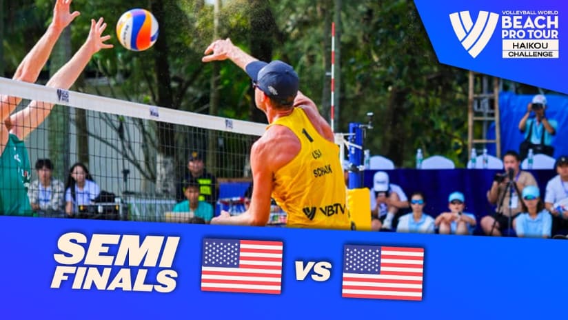 Evans/Budinger vs. Schalk/Bourne - Semi Finals Highlights | Haikou 2023 #BeachProTour