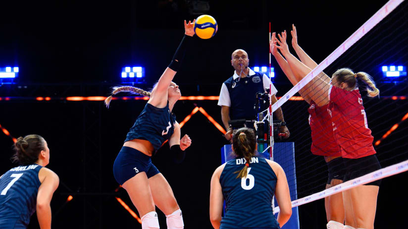 Plummer believes her game at the net is her main asset