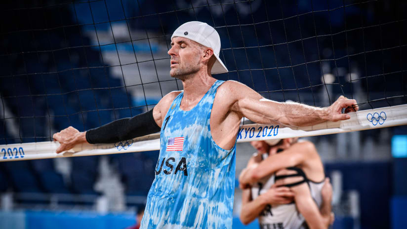 Jake Gibb bids farewell to international beach volleyball