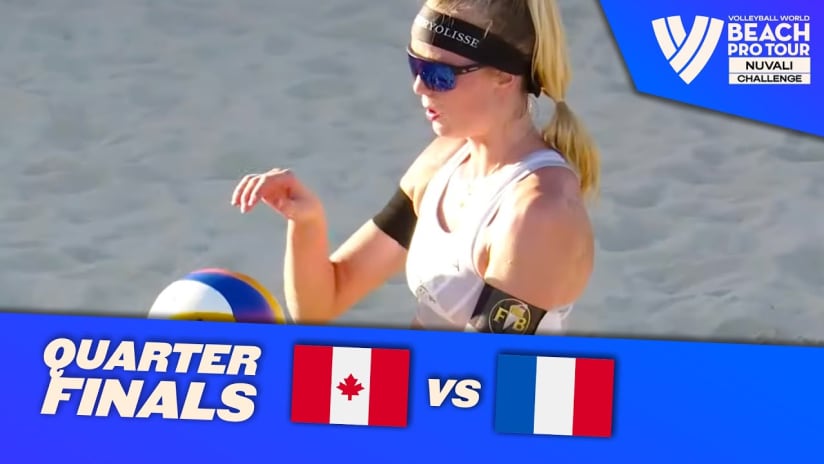 Pavan/McBain vs. Placette/Richard - Quarter Finals Highlights | Nuvali 2023 #BeachProTour