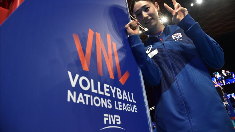 Kim Yeon-Koung at the 2021 FIVB VNL