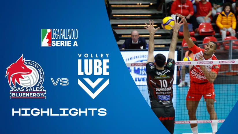 Piacenza vs. Civitanova | Highlights | Superlega | 10a Giornata