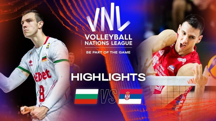 🇧🇬 BUL vs. 🇷🇸 SRB - Highlights Week 3 | Men's VNL 2023