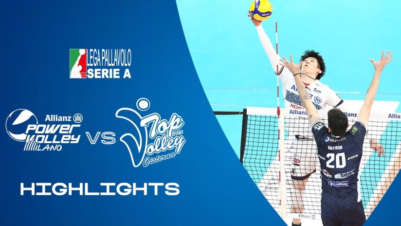 Milano vs. Cisterna | Highlights | Superlega | 14a Giornata