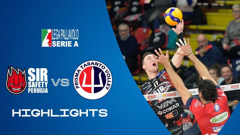 Perugia vs. Taranto | Highlights | Superlega | 16a Giornata