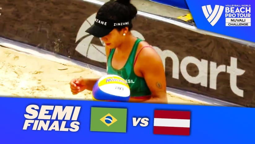 Tainá/Victoria vs. Anastasija/Tina - Semi Finals Highlights | Nuvali 2023 #BeachProTour