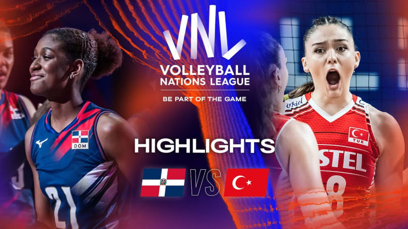 🇩🇴 DOM vs. 🇹🇷 TUR - Highlights Week 2 | Women's VNL 2023