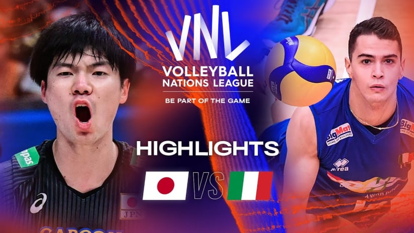🇯🇵 JPN vs. 🇮🇹 ITA - Highlights Week 3 | Men's VNL 2023