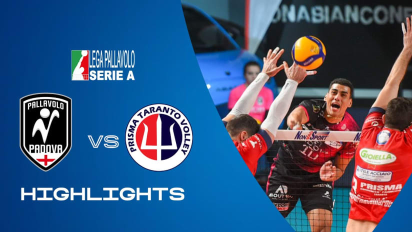 Padova vs. Taranto | Highlights | Superlega | 14a Giornata