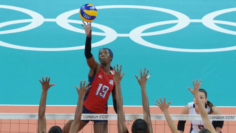 Hooker in action during the 2012 London Olympics