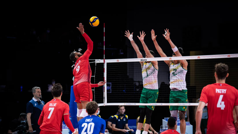 Ngapeth scored six points in his first 2021 VNL match
