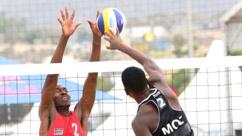 Kenya and Mozambique met in pool play and will face each other again in the quarterfinals (Photo: CAVB)