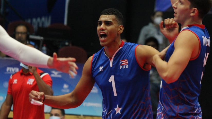 Opposite Gabriel Garcia carried Puerto Rico to the semifinals (Photo: NORCECA)