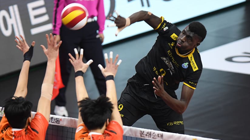 Noumory Keita in attack (source: kovo.co.kr)