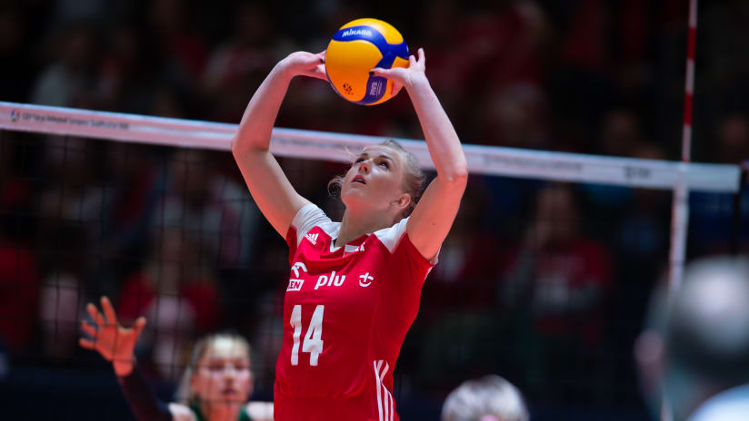 Poland’s Joanna Wolosz at the Tokyo 2020 European qualification tournament