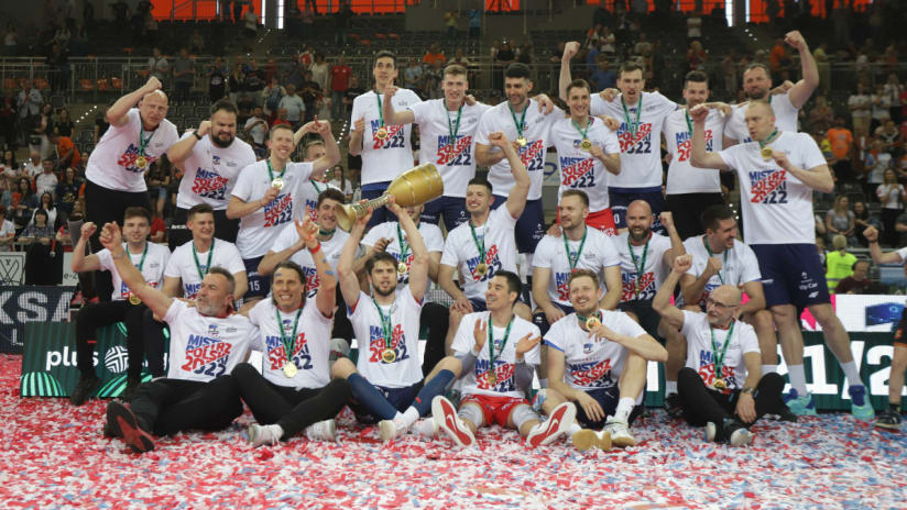 2022 Polish national champions Grupa Azoty ZAKSA Kedzierzyn-Kozle (source: plusliga.pl)