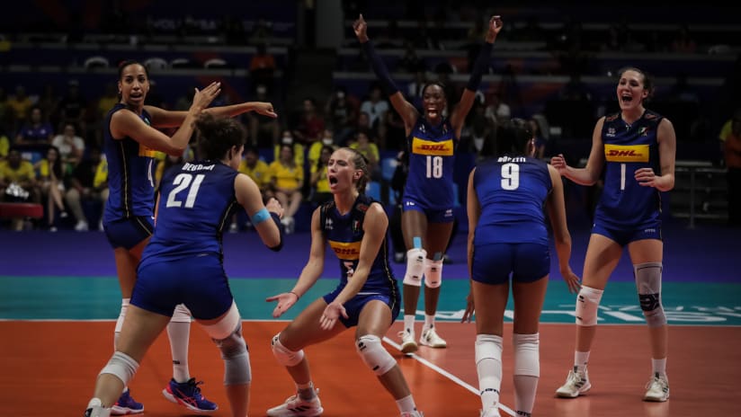 Volleyball Nations League 2022 Brasilia Women - ITAvsBRA-9