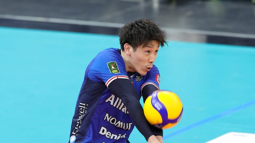 Yuki Ishikawa in action (source: legavolley.it)