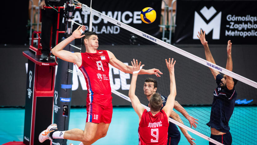 Volleyball World on X: 2022 Women's World Champs Semifinal Match: USA  🇺🇸🆚 🇷🇸 Serbia 🤯2014 World Champions 🇺🇸 🆚 🇷🇸 the reigning World  Champions. You can't miss this one! 📺 Watch it