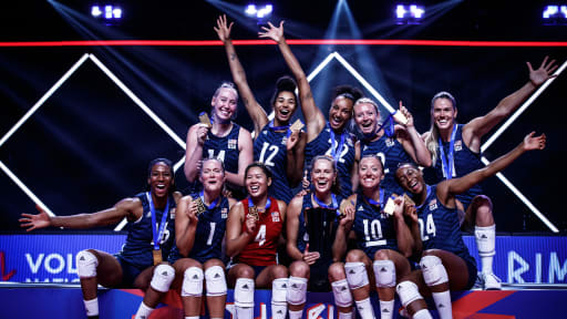 Un Estados Unidos estupendo venció a Brasil para obtener su tercer título consecutivo en la VNL femenina