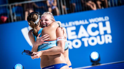 Hermannova & Stochlova snatch first Beach Pro Tour gold