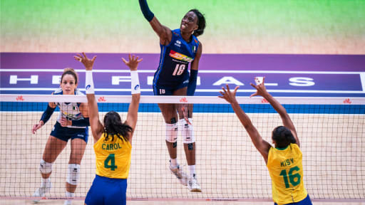 Italy sweep Brazil to triumph as first-time VNL champs