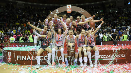 Imoco triumph in a match for the books and claim sixth Coppa Italia title