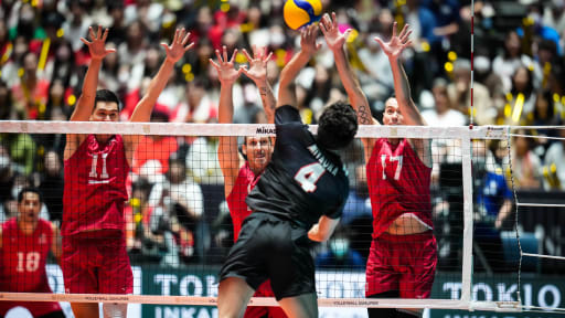 Qualified USA and Japan delight fans with five-set thriller