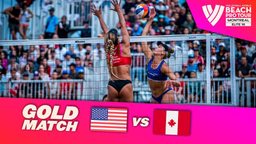 Scoles/Flint vs. Melissa/Brandie - Gold Match Highlights Montréal 2023 #BeachProTour