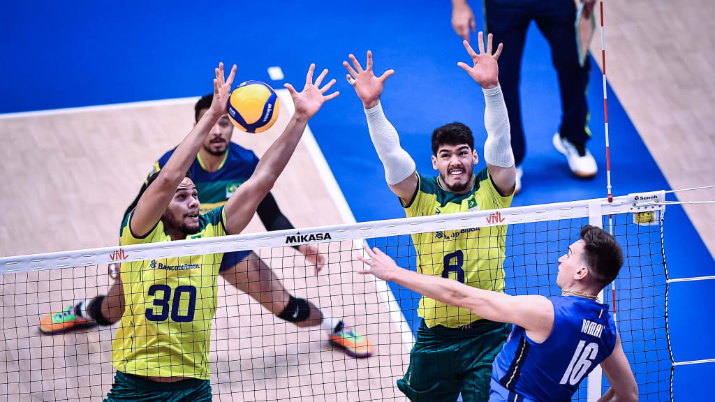 Volleyball Men's Olympic Qualifying Tournament: Brazil join USA