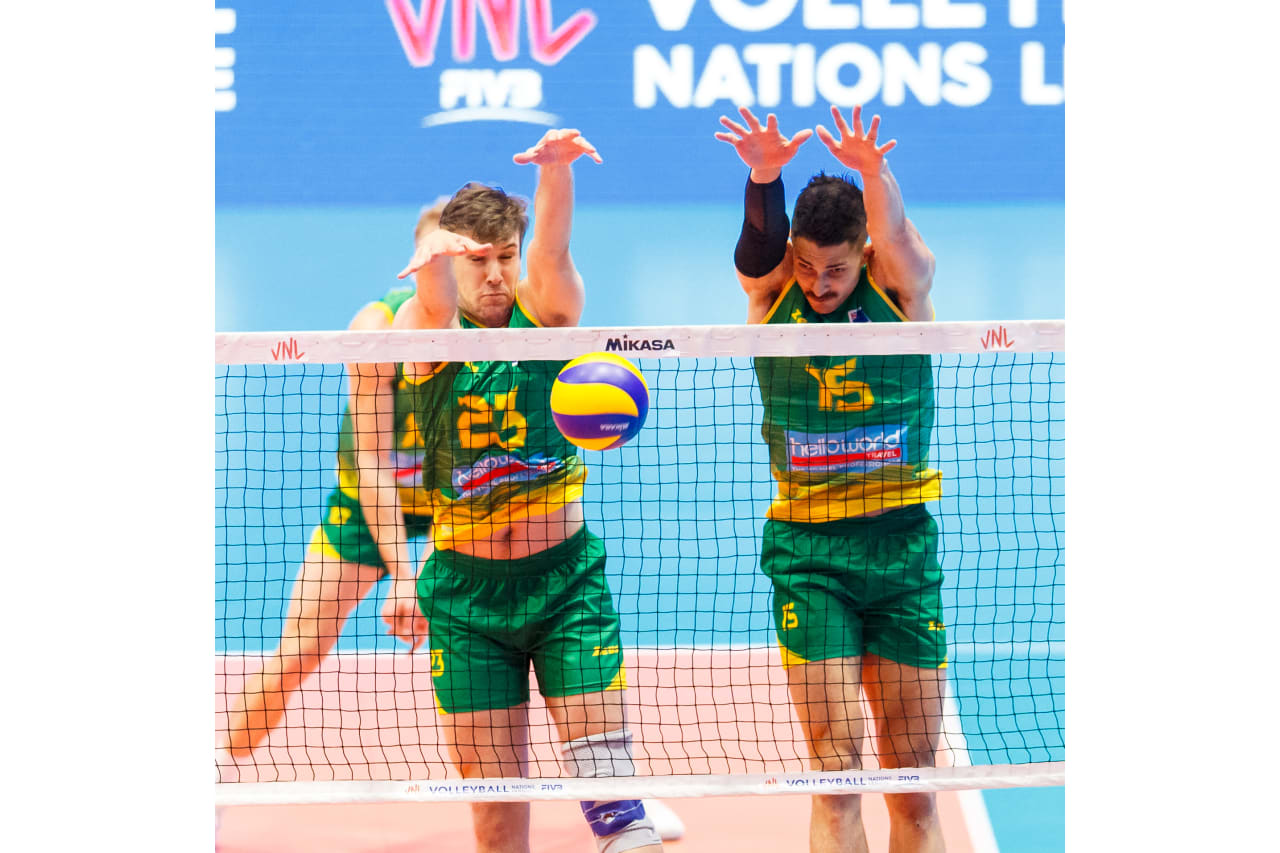 James Weir and Luke Smith for the stuff at the 2019 FIVB Volleyball Nations League.