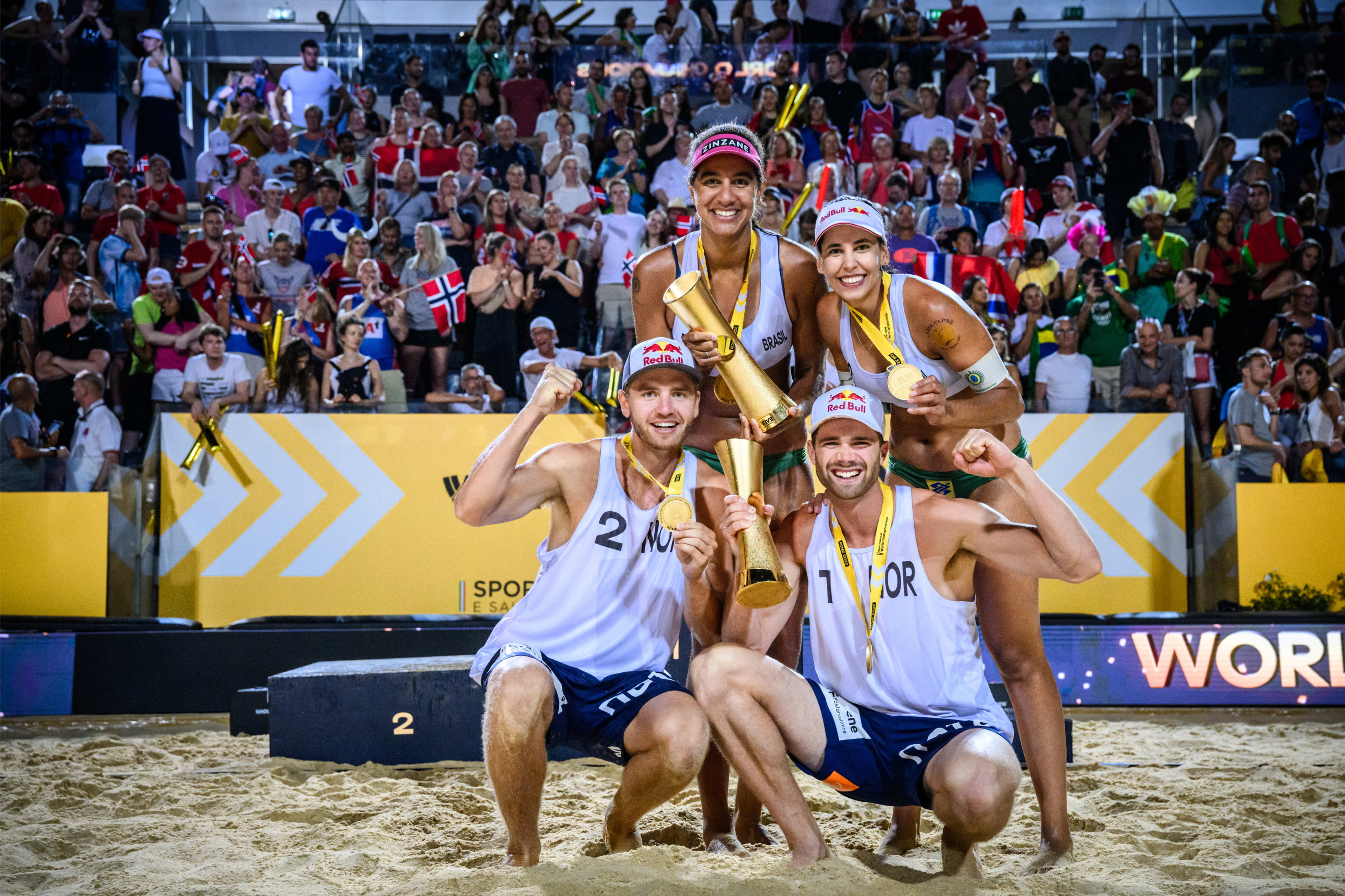 Volleyball World on X: World Champs GOLD & bronze medal matches are set  🤯! ⏰ October 15 (GMT): 2pm 🥉: USA 🇺🇸 🆚 🇮🇹 Italy 6pm 🥇: Brazil 🇧🇷  🆚 🇷🇸 Serbia