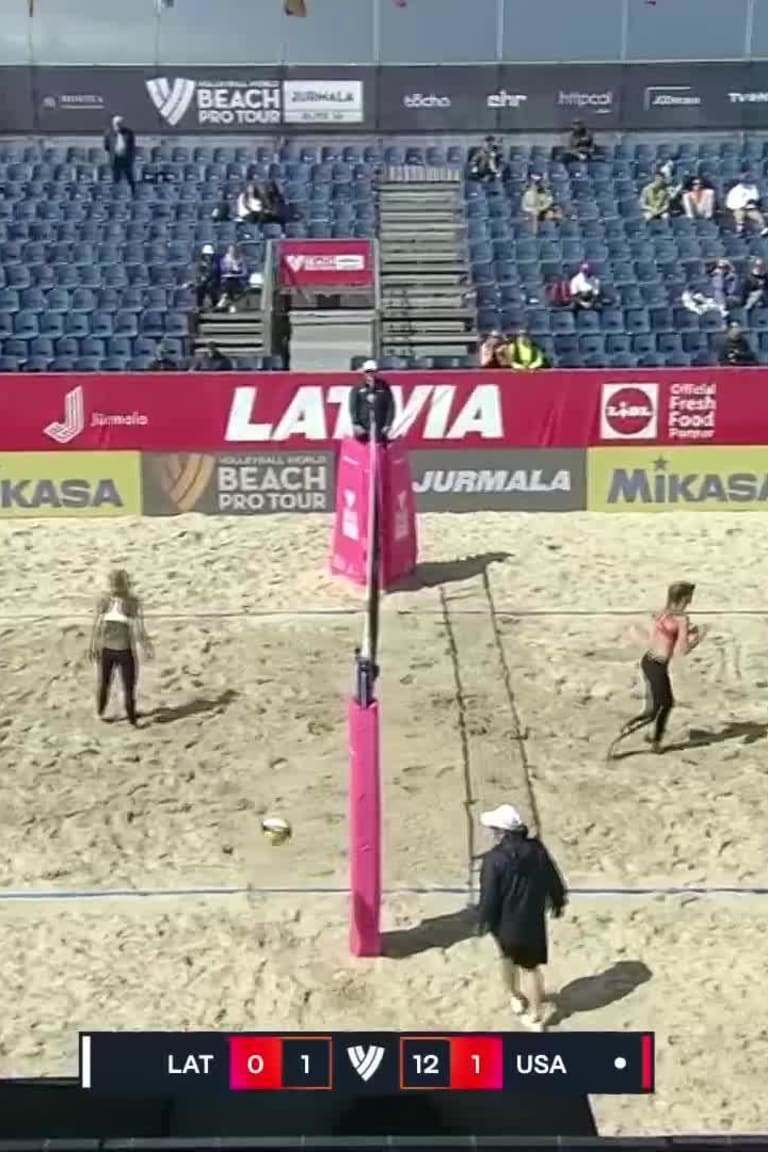 Kelley Kolinske Aces Leader in Hughes Kolinske vs. Ozolina Skrastina - Top Aces_5858154