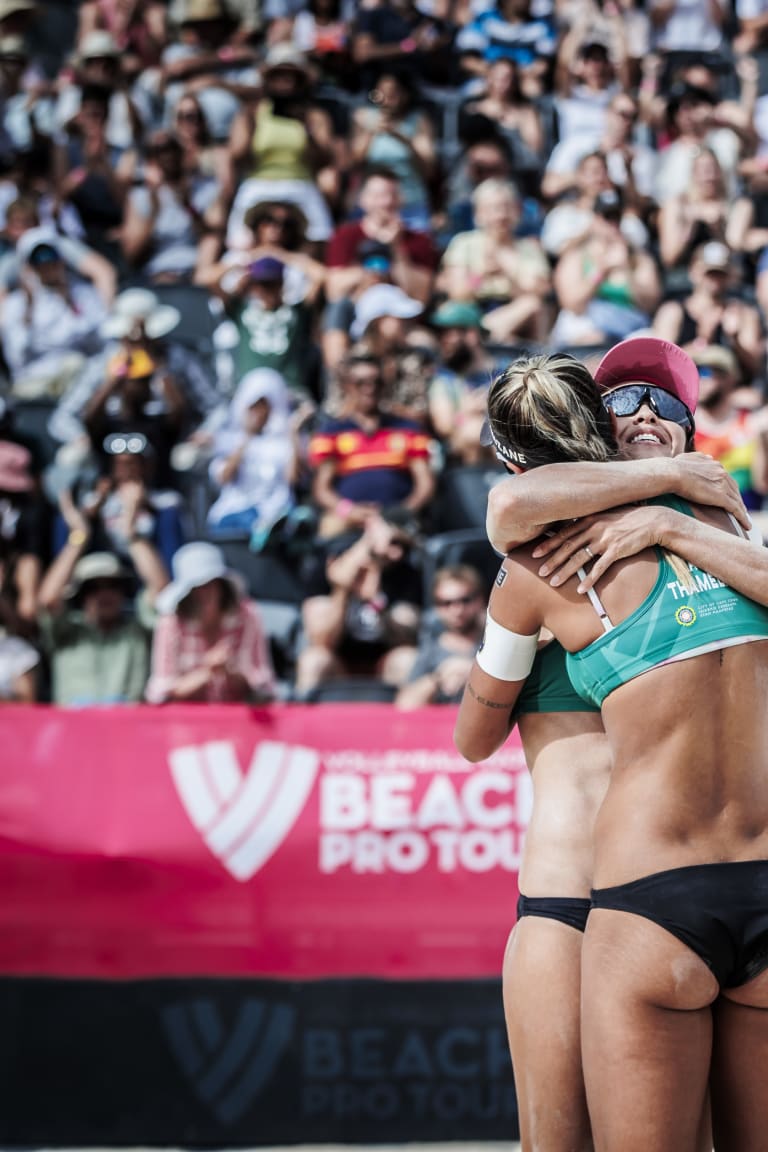 Talita and Thamela win gold in fairy-tale team debut