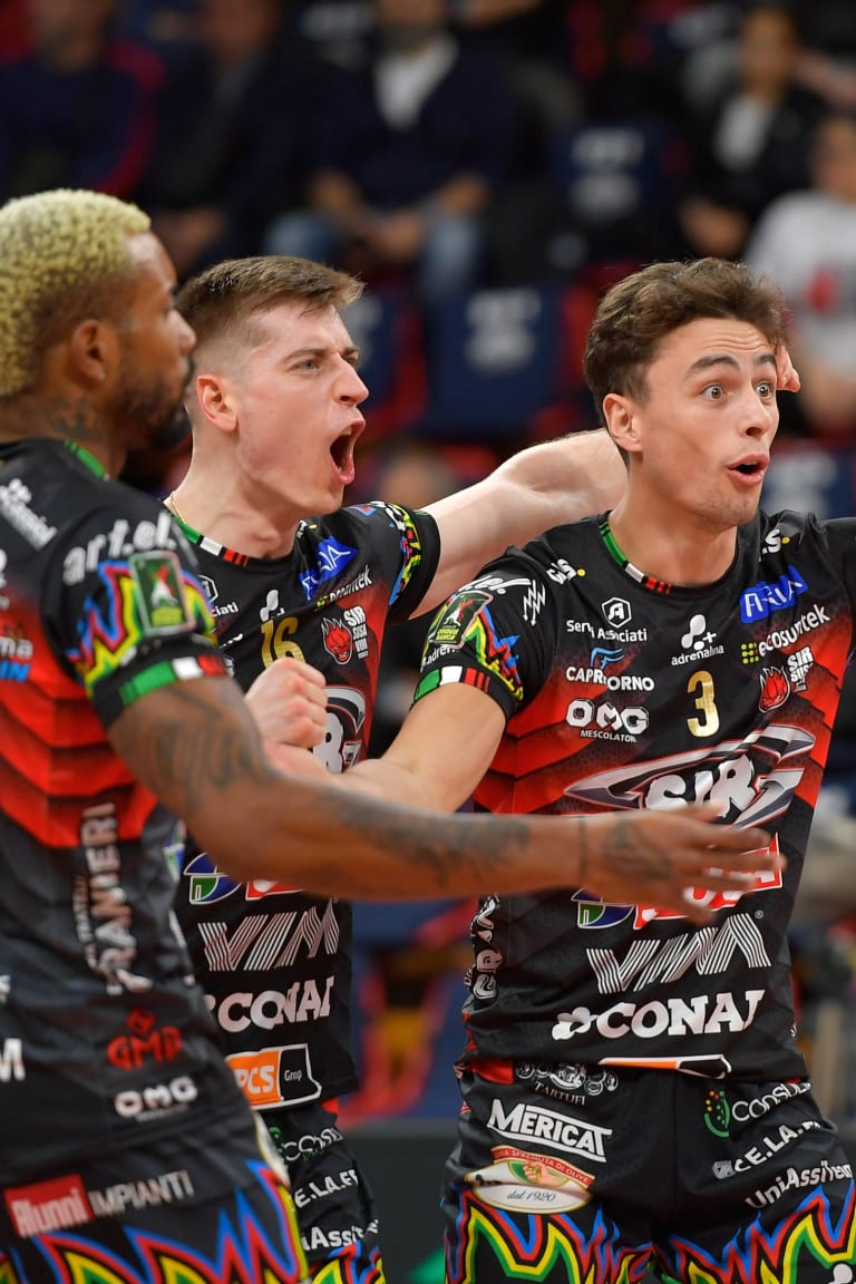 Semeniuk e Flavio aiutano la Sir a raggiungere la vetta della SuperLega
