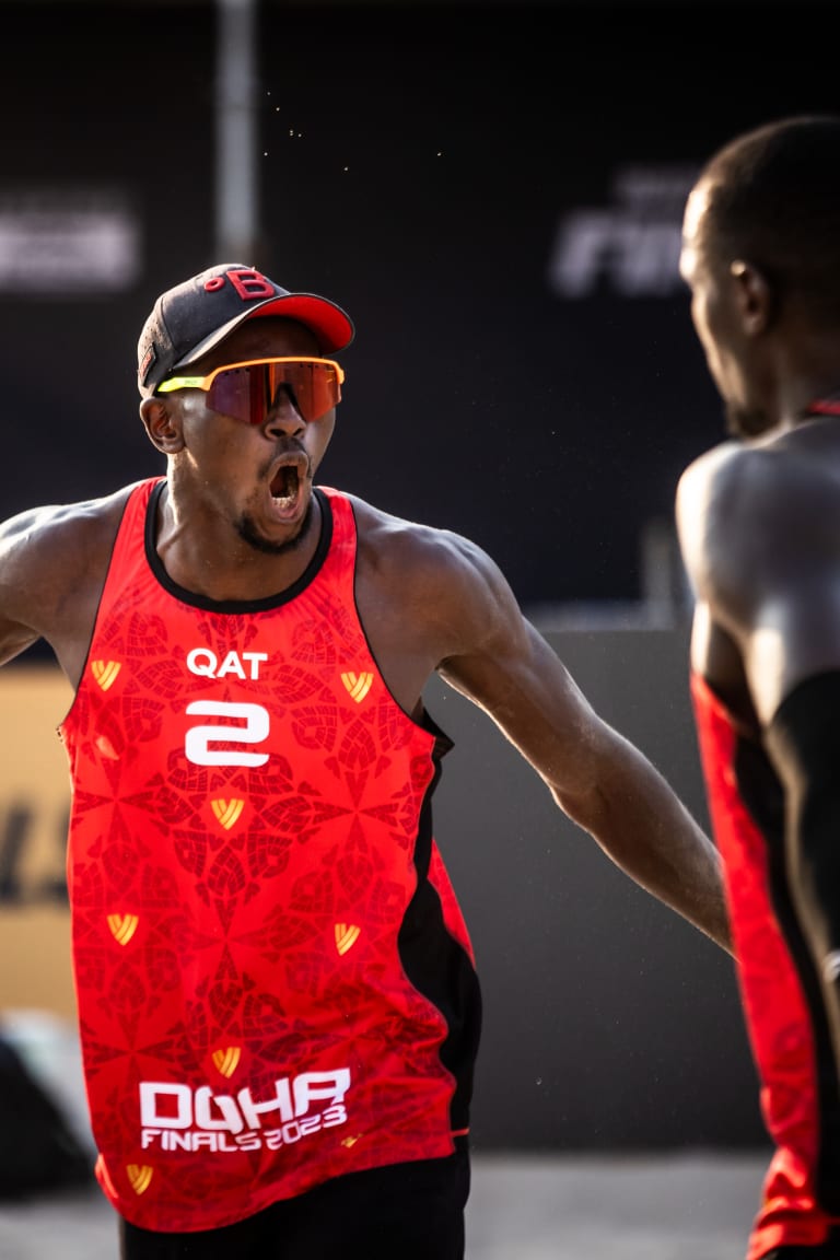 Home heroes Cherif and Ahmed begin Beach Pro Tour Finals on fire