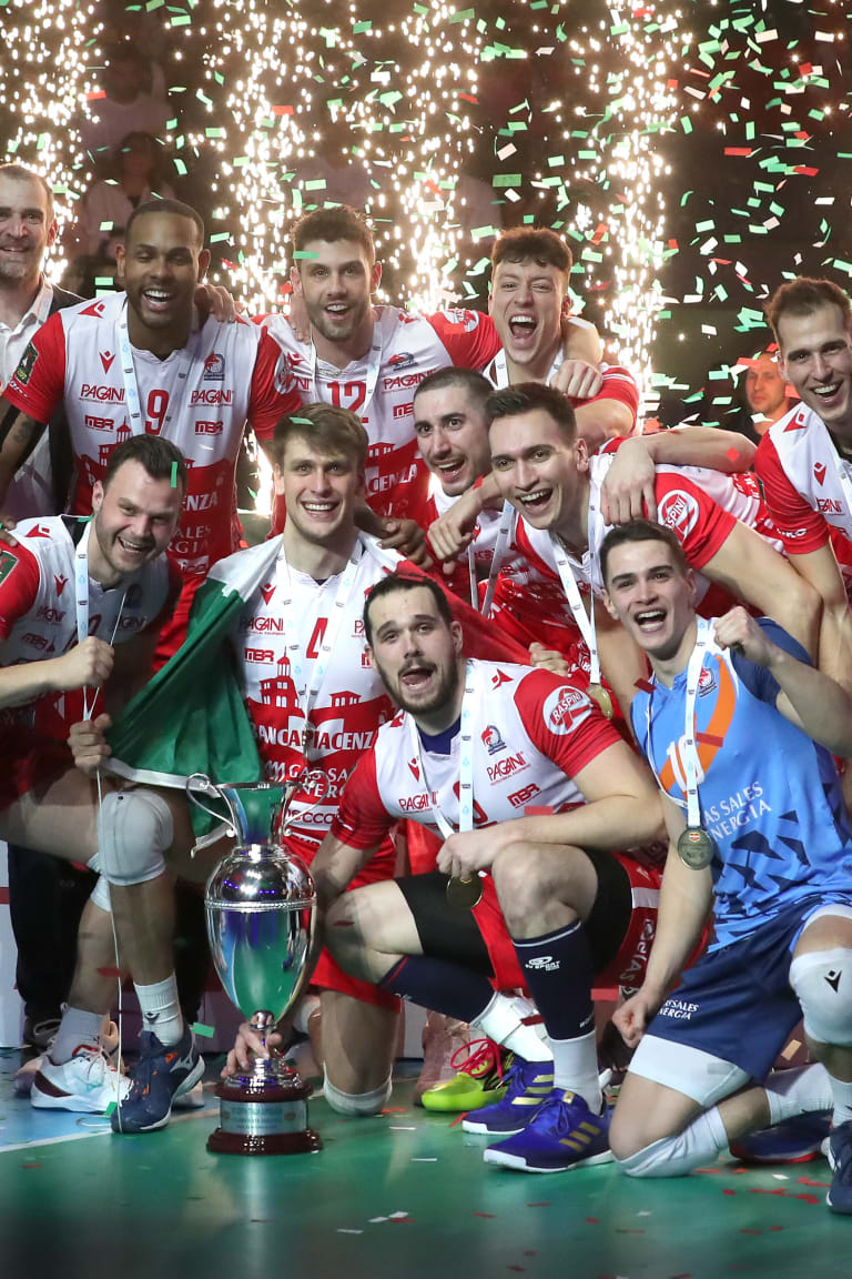 Piacenza sweep Trentino and claim Coppa Italia title