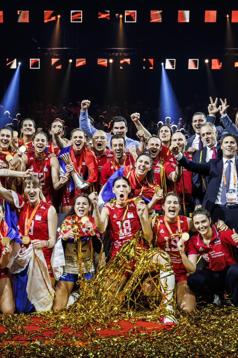 In pictures: Dominant Serbia progress through elimination rounds to win gold