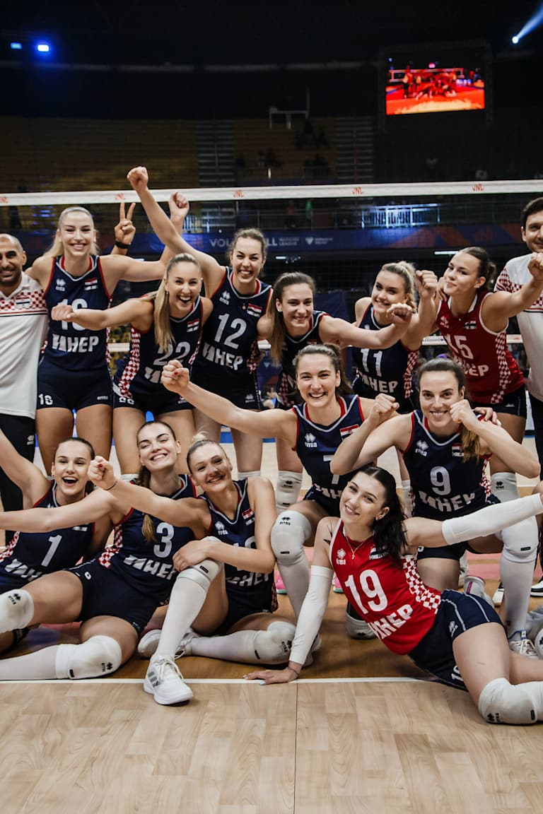 Rookies Croatia claim first-ever VNL victory