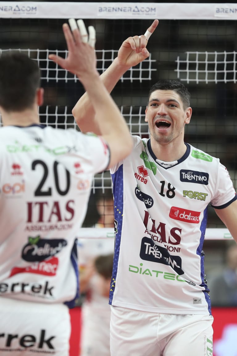 Podrascanin celebrates 1000 blocks in SuperLega
