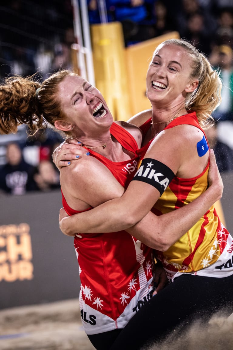 Wild cards Hughes & Cheng claim historic Beach Pro Tour title