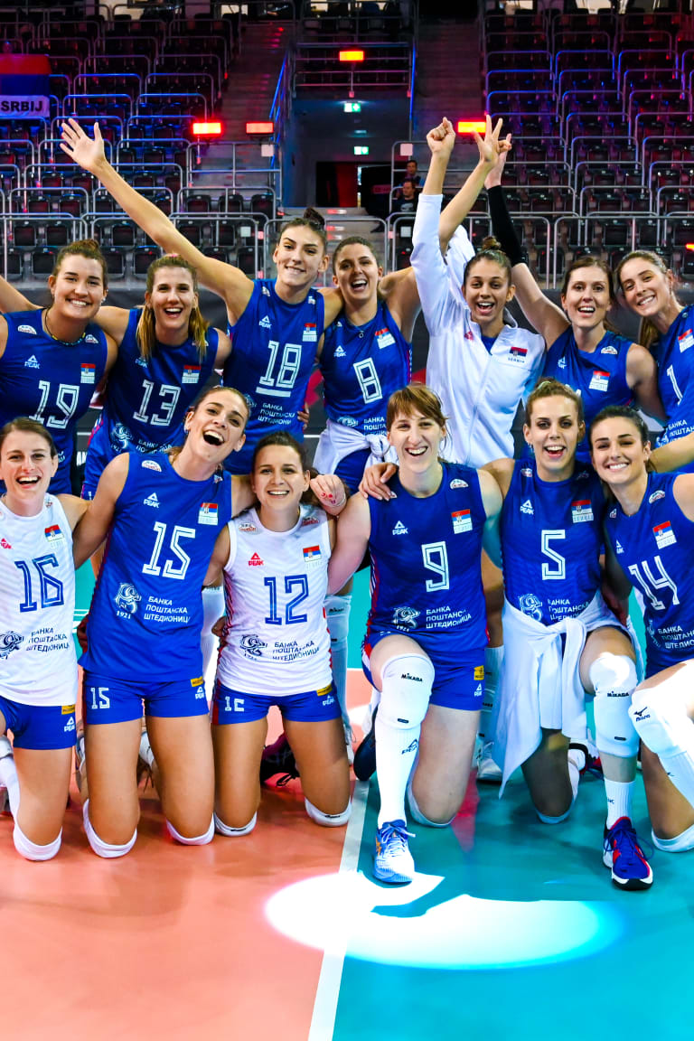 Impeccable Serbia continue title defence with eighth win