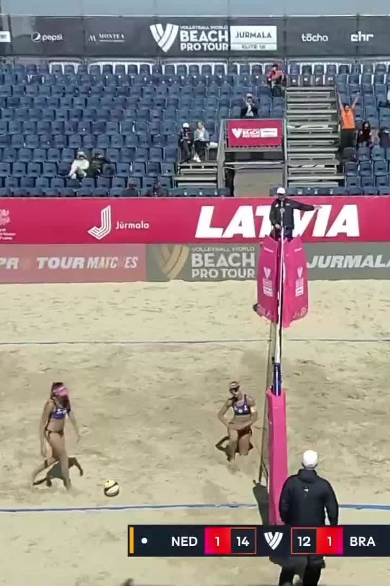 Raisa Schoon Vitoria De Souza Rodrigues Aces Leaders in Stam Schoon vs. Andressa Vitoria - Top Aces_5857473