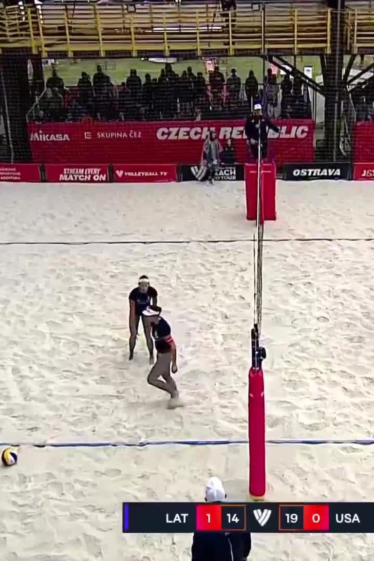 Terese Cannon Successful Blocks Leader in Kravcenoka Graudina vs. Cannon Sponcil - Top Successful Blocks_5821422