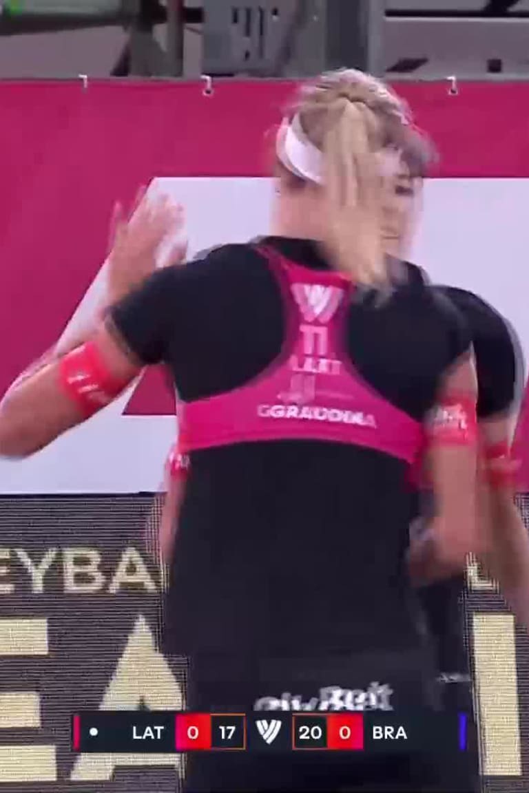 Anastasija Kravcenoka Points Made Leader in Kravcenoka Graudina vs. Victoria Taina - Top Plays_5871042