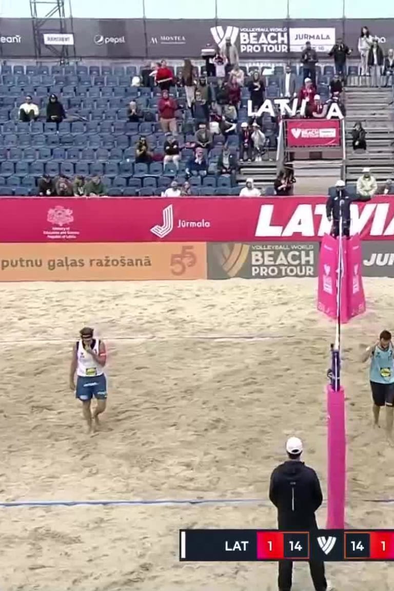 Janis Smedins Paolo Nicolai and 1 other Aces Leaders in Samoilovs Smedins vs. Nicolai Cottafava - Top Aces_5867666